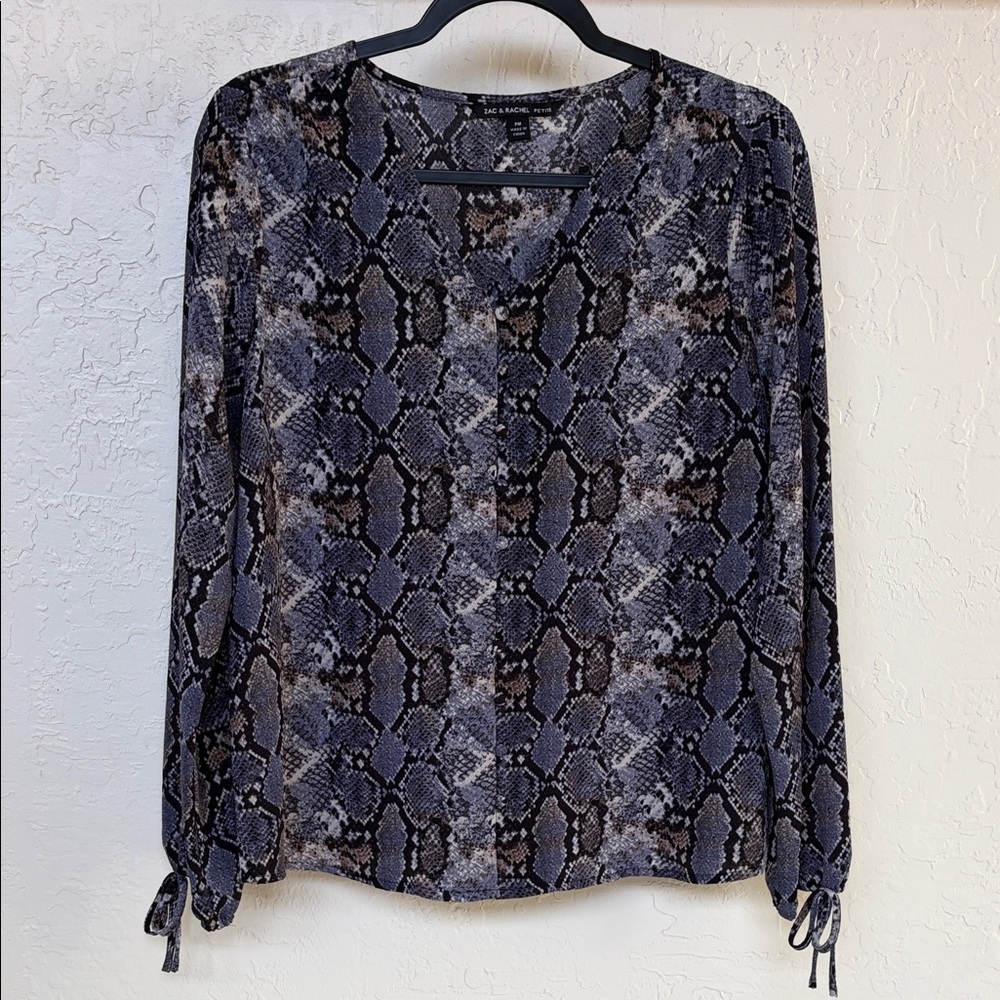 Zac & Rachel Snake Print Blouse